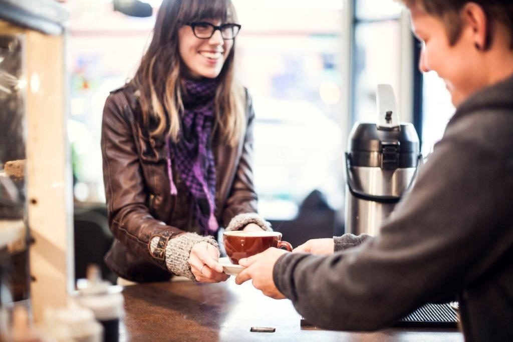 Women spend on coffee