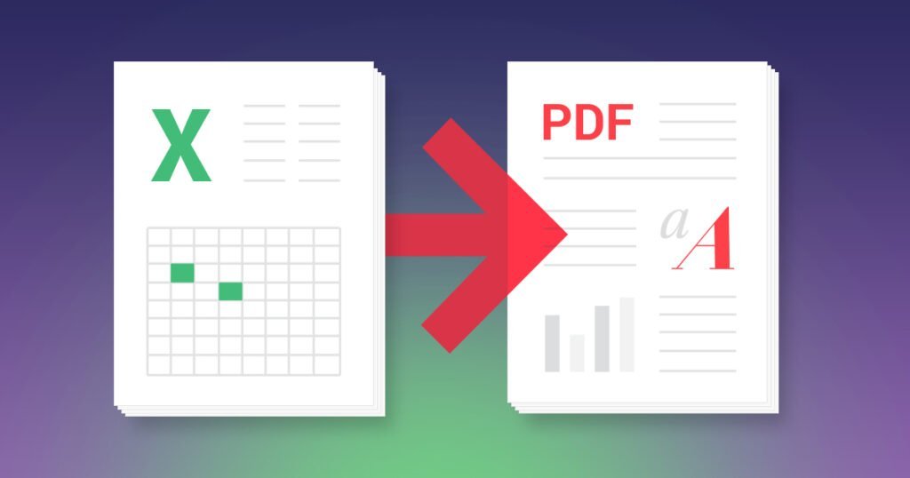 Excel to PDF converter