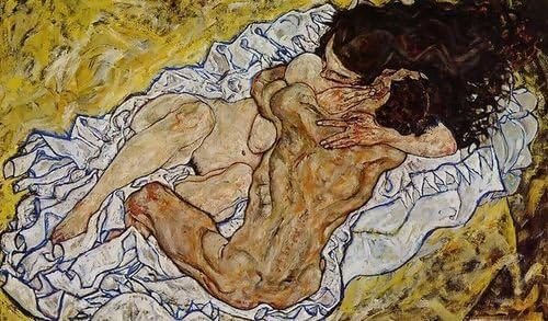 Embrace Aka Lovers II by Egon Schiele