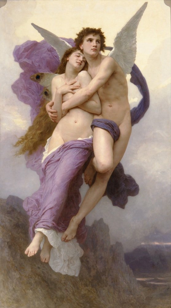Le Ravissement de Psyche (“The Rapture of Psyche”) by William-Adolphe Bouguereau
