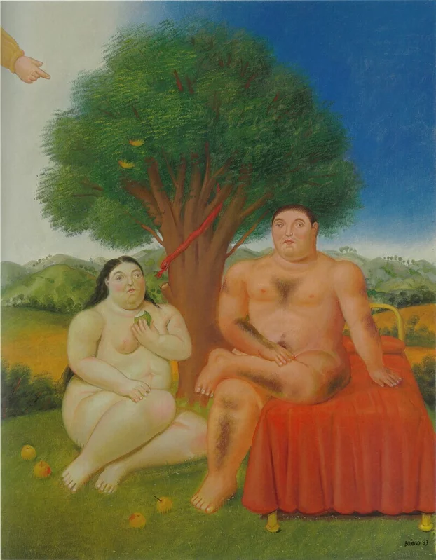 Adam and Eve by Fernando Botero
