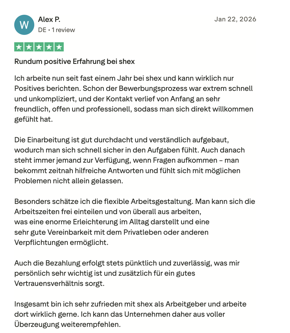 OnlyFans agency review screenshot